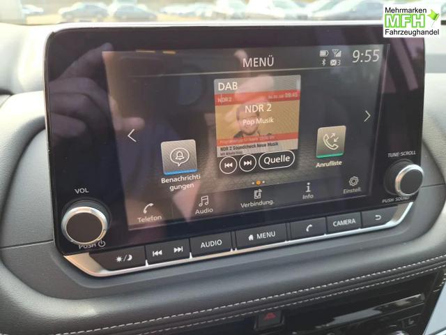 Nissan X-Trail Acenta 1.5 MHEV 163PS Automatik Sitzheizung v+h Lenkradheizung Frontscheibe beheizb. Klimaautomatik R&uuml;ckf.Kamera Bluetooth Touchscreen Apple CarPlay Android Auto PDC 2x Keyless 18"LM 