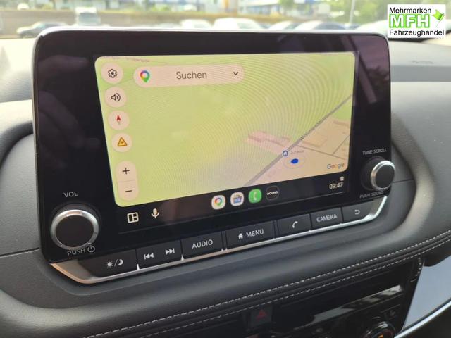 Nissan X-Trail Acenta 1.5 MHEV 163PS Automatik Sitzheizung v+h Lenkradheizung Frontscheibe beheizb. Klimaautomatik R&uuml;ckf.Kamera Bluetooth Touchscreen Apple CarPlay Android Auto PDC 2x Keyless 18"LM 