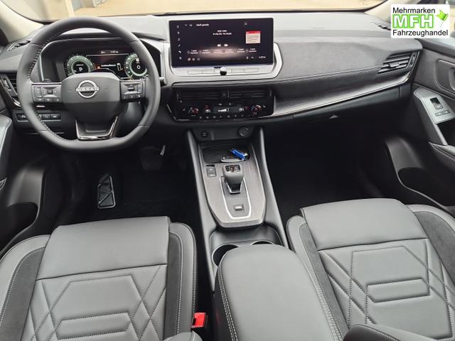 Nissan Qashqai 1.3 DIG-T MHEV 158 PS X-Tronic N-Design Head-Up Display Teil-Leder Klimaautomatik Sitzheizung Lenkradheizung Navi elektr. Heckklappe ACC PDC v+h 360&deg;Kamera DAB Bluetooth Touchscreen Apple CarPlay Android Auto 19"Zoll 