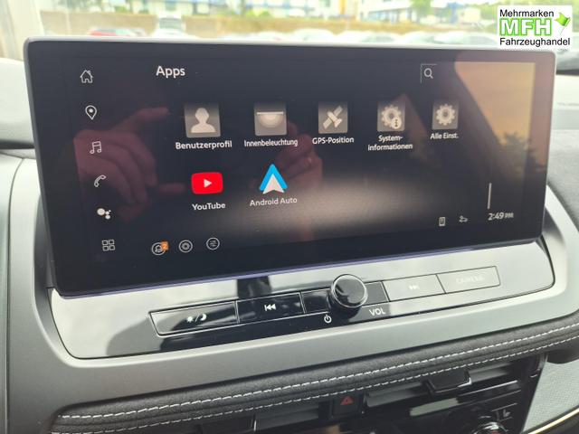 Nissan Qashqai 1.3 DIG-T MHEV 158 PS X-Tronic N-Design Head-Up Display Teil-Leder Klimaautomatik Sitzheizung Lenkradheizung Navi elektr. Heckklappe ACC PDC v+h 360&deg;Kamera DAB Bluetooth Touchscreen Apple CarPlay Android Auto 19"Zoll 