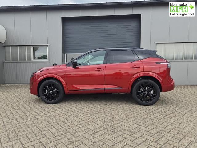 Nissan Qashqai 1.3 DIG-T MHEV 158 PS X-Tronic N-Design Head-Up Display Teil-Leder Klimaautomatik Sitzheizung Lenkradheizung Navi elektr. Heckklappe ACC PDC v+h 360&deg;Kamera DAB Bluetooth Touchscreen Apple CarPlay Android Auto 19"Zoll 