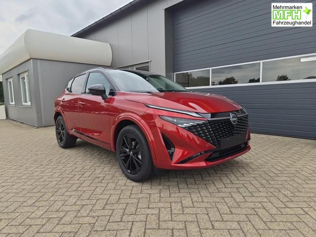 Nissan Qashqai 1.3 DIG-T MHEV 158 PS X-Tronic N-Design Head-Up Display Teil-Leder Klimaautomatik Sitzheizung Lenkradheizung Navi elektr. Heckklappe ACC PDC v+h 360&deg;Kamera DAB Bluetooth Touchscreen Apple CarPlay Android Auto 19"Zoll 