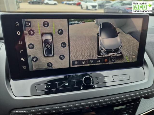 Nissan Qashqai 1.3 DIG-T MHEV 158 PS X-Tronic N-Design Head-Up Display Teil-Leder Klimaautomatik Sitzheizung Lenkradheizung Navi elektr. Heckklappe ACC PDC v+h 360&deg;Kamera DAB Bluetooth Touchscreen Apple CarPlay Android Auto 19"Zoll 