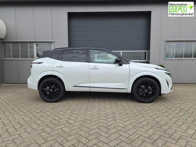 Nissan Qashqai 1.3 DIG-T MHEV 158 PS X-Tronic N-Design Head-Up Display Teil-Leder Klimaautomatik Sitzheizung Lenkradheizung Navi elektr. Heckklappe ACC PDC v+h 360&deg;Kamera DAB Bluetooth Touchscreen Apple CarPlay Android Auto 19"Zoll 