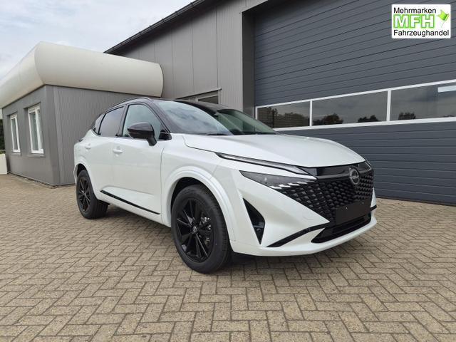 Nissan Qashqai 1.3 DIG-T MHEV 158 PS X-Tronic N-Design Head-Up Display Teil-Leder Klimaautomatik Sitzheizung Lenkradheizung Navi elektr. Heckklappe ACC PDC v+h 360&deg;Kamera DAB Bluetooth Touchscreen Apple CarPlay Android Auto 19"Zoll 