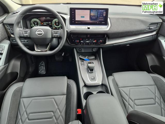 Nissan Qashqai 1.3 DIG-T MHEV 158 PS X-Tronic N-Design Head-Up Display Teil-Leder Klimaautomatik Sitzheizung Lenkradheizung Navi elektr. Heckklappe ACC PDC v+h 360&deg;Kamera DAB Bluetooth Touchscreen Apple CarPlay Android Auto 19"Zoll 