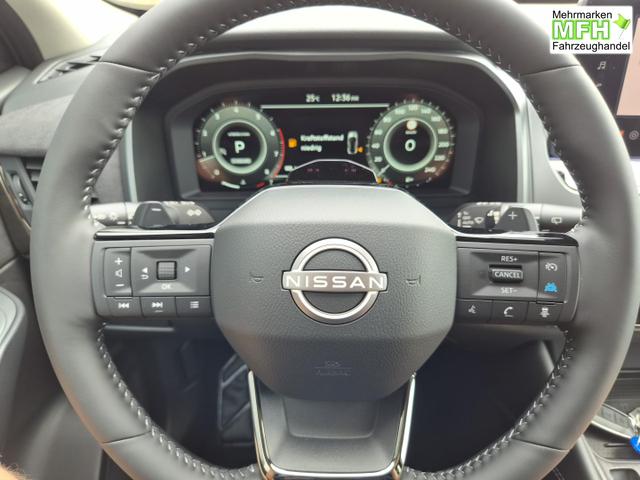 Nissan Qashqai 1.3 DIG-T MHEV 158 PS X-Tronic N-Design Head-Up Display Teil-Leder Klimaautomatik Sitzheizung Lenkradheizung Navi elektr. Heckklappe ACC PDC v+h 360&deg;Kamera DAB Bluetooth Touchscreen Apple CarPlay Android Auto 19"Zoll 