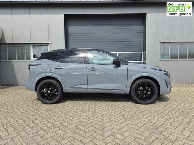 Nissan Qashqai 1.3 DIG-T MHEV 158 PS X-Tronic N-Design PanoDach Teil-Leder Klimaautomatik Sitzheizung Lenkradheizung Navi ACC PDC v+h 360&deg;Kamera DAB Bluetooth Touchscreen Apple CarPlay Android Auto 19"Zoll 