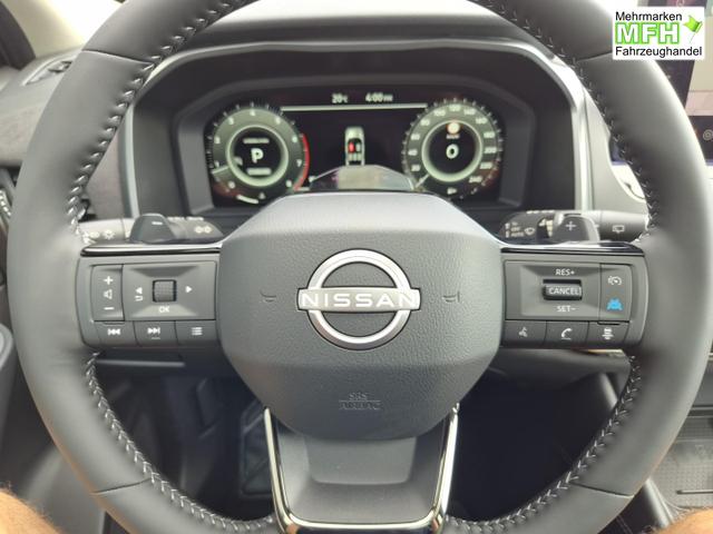 Nissan Qashqai 1.3 DIG-T MHEV 158 PS X-Tronic N-Design PanoDach Teil-Leder Klimaautomatik Sitzheizung Lenkradheizung Navi ACC PDC v+h 360&deg;Kamera DAB Bluetooth Touchscreen Apple CarPlay Android Auto 19"Zoll 
