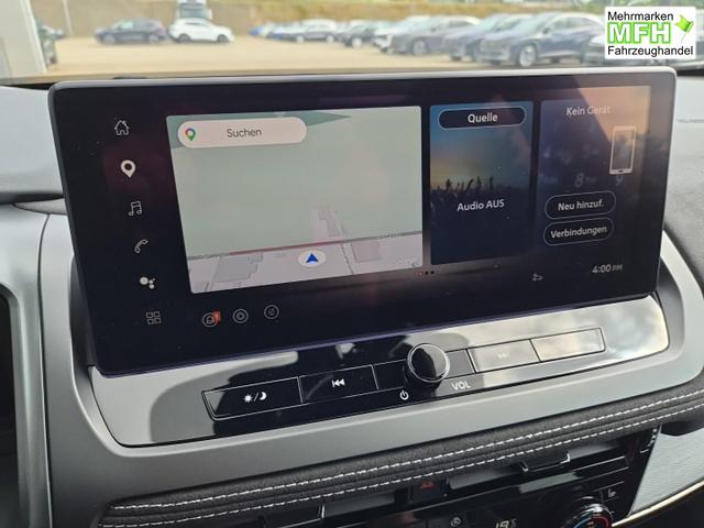 Nissan Qashqai 1.3 DIG-T MHEV 158 PS X-Tronic N-Design PanoDach Teil-Leder Klimaautomatik Sitzheizung Lenkradheizung Navi ACC PDC v+h 360&deg;Kamera DAB Bluetooth Touchscreen Apple CarPlay Android Auto 19"Zoll 