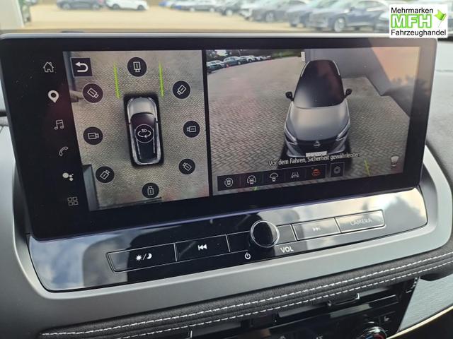 Nissan Qashqai 1.3 DIG-T MHEV 158 PS X-Tronic N-Design PanoDach Teil-Leder Klimaautomatik Sitzheizung Lenkradheizung Navi ACC PDC v+h 360&deg;Kamera DAB Bluetooth Touchscreen Apple CarPlay Android Auto 19"Zoll 
