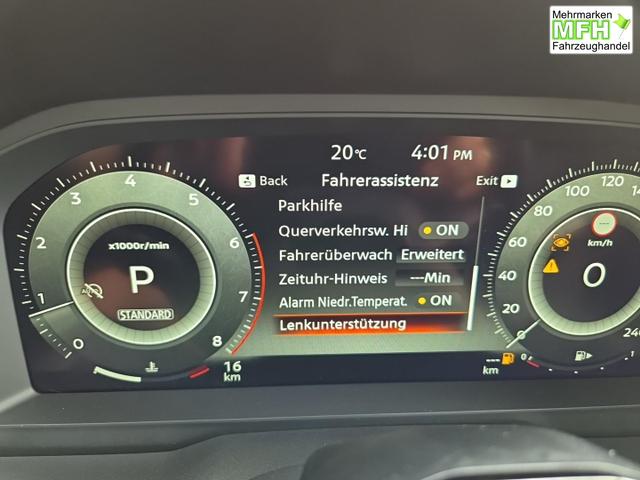 Nissan Qashqai 1.3 DIG-T MHEV 158 PS X-Tronic N-Design PanoDach Teil-Leder Klimaautomatik Sitzheizung Lenkradheizung Navi ACC PDC v+h 360&deg;Kamera DAB Bluetooth Touchscreen Apple CarPlay Android Auto 19"Zoll 