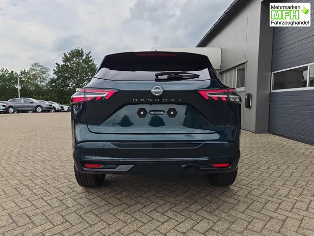 Nissan Qashqai 1.3 DIG-T MHEV 158 PS X-Tronic N-Design PanoDach Teil-Leder Klimaautomatik Sitzheizung Lenkradheizung Navi ACC PDC v+h 360&deg;Kamera DAB Bluetooth Touchscreen Apple CarPlay Android Auto 19"Zoll 
