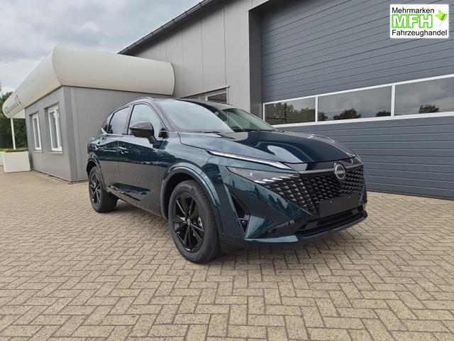 Nissan Qashqai 1.3 DIG-T MHEV 158 PS X-Tronic N-Design PanoDach Teil-Leder Klimaautomatik Sitzheizung Lenkradheizung Navi ACC PDC v+h 360&deg;Kamera DAB Bluetooth Touchscreen Apple CarPlay Android Auto 19"Zoll 