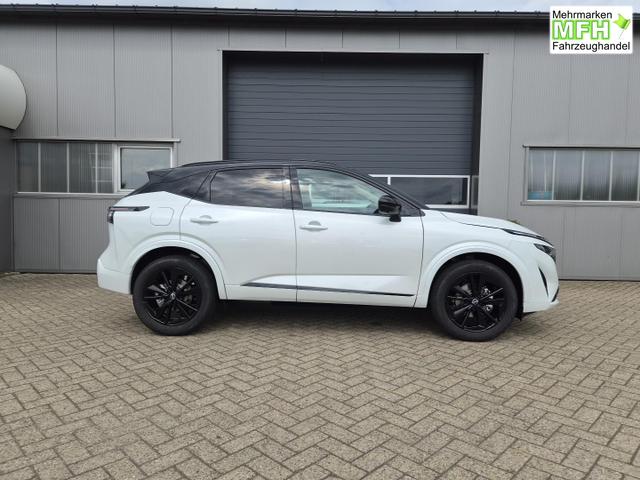 Nissan Qashqai 1.3 DIG-T MHEV 158 PS X-Tronic N-Design PanoDach Teil-Leder Klimaautomatik Sitzheizung Lenkradheizung Navi ACC PDC v+h 360&deg;Kamera DAB Bluetooth Touchscreen Apple CarPlay Android Auto 19"Zoll 