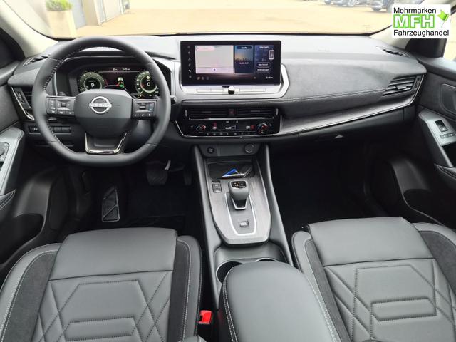 Nissan Qashqai 1.3 DIG-T MHEV 158 PS X-Tronic N-Design PanoDach Teil-Leder Klimaautomatik Sitzheizung Lenkradheizung Navi ACC PDC v+h 360&deg;Kamera DAB Bluetooth Touchscreen Apple CarPlay Android Auto 19"Zoll 