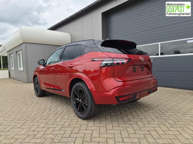 Nissan Qashqai 1.3 DIG-T MHEV 158 PS X-Tronic N-Design PanoDach Teil-Leder Klimaautomatik Sitzheizung Lenkradheizung Navi ACC PDC v+h 360&deg;Kamera DAB Bluetooth Touchscreen Apple CarPlay Android Auto 19"Zoll 