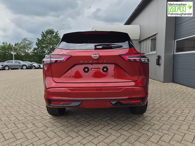 Nissan Qashqai 1.3 DIG-T MHEV 158 PS X-Tronic N-Design PanoDach Teil-Leder Klimaautomatik Sitzheizung Lenkradheizung Navi ACC PDC v+h 360&deg;Kamera DAB Bluetooth Touchscreen Apple CarPlay Android Auto 19"Zoll 