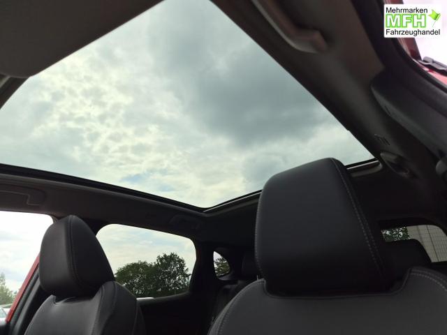 Nissan Qashqai 1.3 DIG-T MHEV 158 PS X-Tronic N-Design PanoDach Teil-Leder Klimaautomatik Sitzheizung Lenkradheizung Navi ACC PDC v+h 360&deg;Kamera DAB Bluetooth Touchscreen Apple CarPlay Android Auto 19"Zoll 