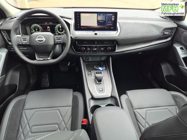 Nissan Qashqai 1.3 DIG-T MHEV 158 PS X-Tronic N-Design PanoDach Teil-Leder Klimaautomatik Sitzheizung Lenkradheizung Navi ACC PDC v+h 360&deg;Kamera DAB Bluetooth Touchscreen Apple CarPlay Android Auto 19"Zoll 