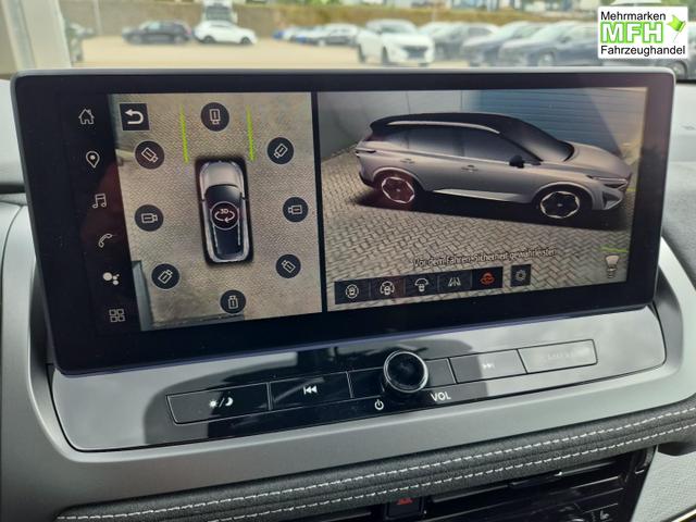 Nissan Qashqai 1.3 DIG-T MHEV 158 PS X-Tronic N-Design PanoDach Teil-Leder Klimaautomatik Sitzheizung Lenkradheizung Navi ACC PDC v+h 360&deg;Kamera DAB Bluetooth Touchscreen Apple CarPlay Android Auto 19"Zoll 
