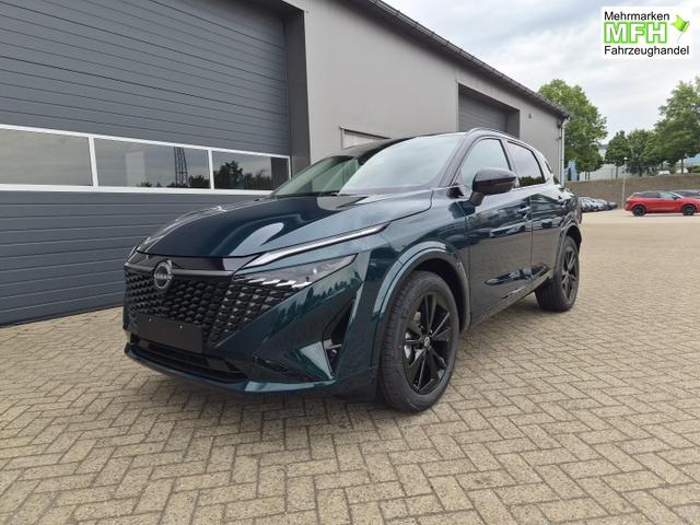 Nissan Qashqai 1.3 DIG-T MHEV 158 PS X-Tronic N-Design Head-Up Display Teil-Leder Klimaautomatik Sitzheizung Lenkradheizung Navi elektr. Heckklappe ACC PDC v+h 360&deg;Kamera DAB Bluetooth Touchscreen Apple CarPlay Android Auto 19"Zoll 