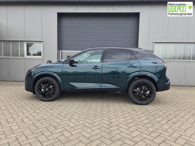 Nissan Qashqai 1.3 DIG-T MHEV 158 PS X-Tronic N-Design Head-Up Display Teil-Leder Klimaautomatik Sitzheizung Lenkradheizung Navi elektr. Heckklappe ACC PDC v+h 360&deg;Kamera DAB Bluetooth Touchscreen Apple CarPlay Android Auto 19"Zoll 