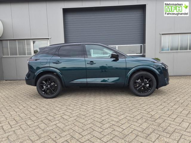 Nissan Qashqai 1.3 DIG-T MHEV 158 PS X-Tronic N-Design Head-Up Display Teil-Leder Klimaautomatik Sitzheizung Lenkradheizung Navi elektr. Heckklappe ACC PDC v+h 360&deg;Kamera DAB Bluetooth Touchscreen Apple CarPlay Android Auto 19"Zoll 