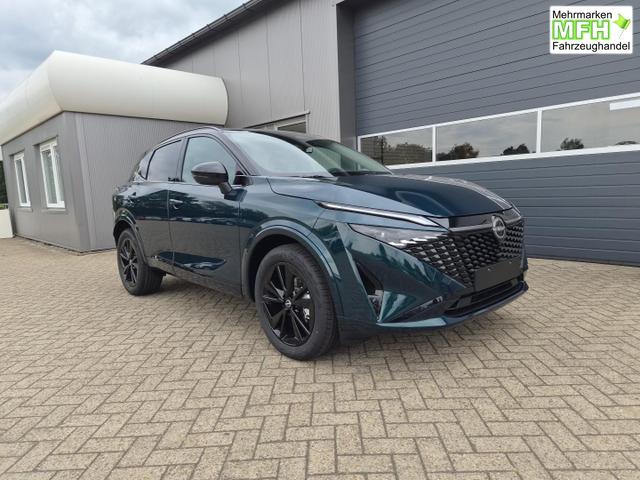 Nissan Qashqai 1.3 DIG-T MHEV 158 PS X-Tronic N-Design Head-Up Display Teil-Leder Klimaautomatik Sitzheizung Lenkradheizung Navi elektr. Heckklappe ACC PDC v+h 360&deg;Kamera DAB Bluetooth Touchscreen Apple CarPlay Android Auto 19"Zoll 