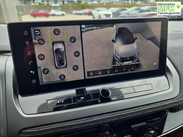 Nissan Qashqai 1.3 DIG-T MHEV 158 PS X-Tronic N-Design Head-Up Display Teil-Leder Klimaautomatik Sitzheizung Lenkradheizung Navi elektr. Heckklappe ACC PDC v+h 360&deg;Kamera DAB Bluetooth Touchscreen Apple CarPlay Android Auto 19"Zoll 