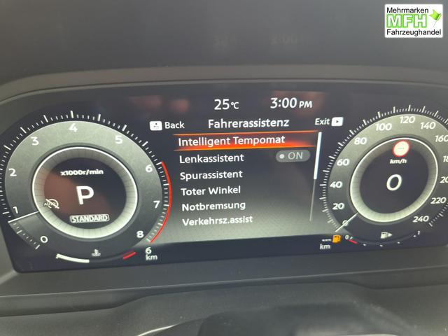 Nissan Qashqai 1.3 DIG-T MHEV 158 PS X-Tronic N-Design Head-Up Display Teil-Leder Klimaautomatik Sitzheizung Lenkradheizung Navi elektr. Heckklappe ACC PDC v+h 360&deg;Kamera DAB Bluetooth Touchscreen Apple CarPlay Android Auto 19"Zoll 
