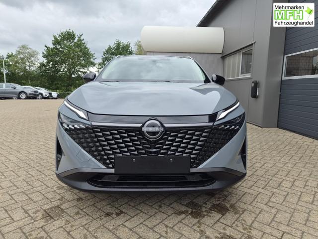 Nissan Qashqai 1.3 DIG-T MHEV 158 PS X-Tronic N-Connecta Teil-Leder PanoGlasdach Klimaautomatik Sitzheizung Lenkradheizung Navi ACC PDC v+h 360&deg;Kamera DAB Bluetooth Touchscreen Apple CarPlay Android Auto 18"LM 