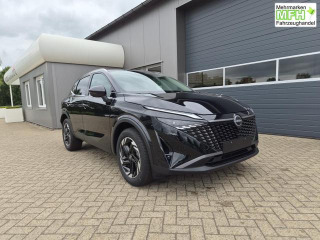 Nissan Qashqai 1.3 DIG-T MHEV 158 PS X-Tronic N-Connecta Teil-Leder PanoGlasdach Klimaautomatik Sitzheizung Lenkradheizung Navi ACC PDC v+h 360&deg;Kamera DAB Bluetooth Touchscreen Apple CarPlay Android Auto 18"LM 