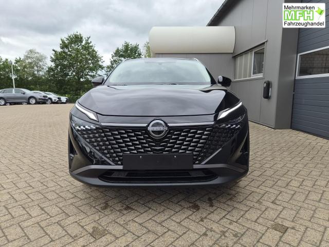 Nissan Qashqai 1.3 DIG-T MHEV 158 PS X-Tronic N-Connecta Teil-Leder PanoGlasdach Klimaautomatik Sitzheizung Lenkradheizung Navi ACC PDC v+h 360&deg;Kamera DAB Bluetooth Touchscreen Apple CarPlay Android Auto 18"LM 