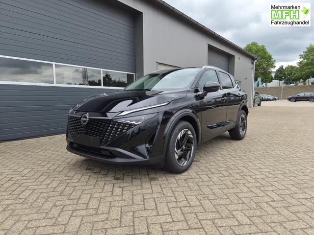 Nissan Qashqai 1.3 DIG-T MHEV 158 PS X-Tronic N-Connecta Teil-Leder PanoGlasdach Klimaautomatik Sitzheizung Lenkradheizung Navi ACC PDC v+h 360&deg;Kamera DAB Bluetooth Touchscreen Apple CarPlay Android Auto 18"LM 