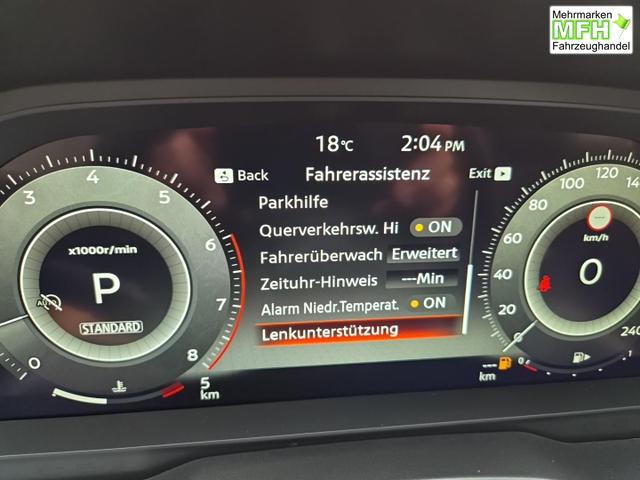 Nissan Qashqai 1.3 DIG-T MHEV 158 PS X-Tronic N-Connecta Teil-Leder PanoGlasdach Klimaautomatik Sitzheizung Lenkradheizung Navi ACC PDC v+h 360&deg;Kamera DAB Bluetooth Touchscreen Apple CarPlay Android Auto 18"LM 