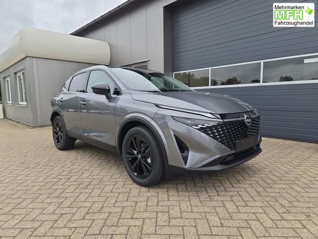 Nissan Qashqai 1.3 DIG-T MHEV 158 PS X-Tronic Tekna Voll-Leder Klimaautomatik PanoGlasdach Sitzheizung Lenkradheizung Navi Head-Up Display elektr. Heckklappe ACC PDC v+h 360&deg;Kamera DAB Bluetooth Touchscreen Apple CarPlay Android Auto 19"LM 