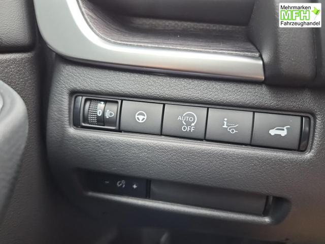 Nissan Qashqai 1.3 DIG-T MHEV 158 PS X-Tronic Tekna Voll-Leder Klimaautomatik PanoGlasdach Sitzheizung Lenkradheizung Navi Head-Up Display elektr. Heckklappe ACC PDC v+h 360&deg;Kamera DAB Bluetooth Touchscreen Apple CarPlay Android Auto 19"LM 
