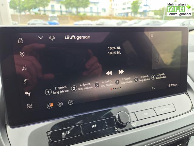 Nissan Qashqai 1.3 DIG-T MHEV 158 PS X-Tronic Tekna Voll-Leder Klimaautomatik PanoGlasdach Sitzheizung Lenkradheizung Navi Head-Up Display elektr. Heckklappe ACC PDC v+h 360&deg;Kamera DAB Bluetooth Touchscreen Apple CarPlay Android Auto 19"LM 