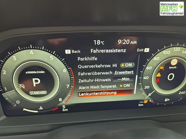 Nissan Qashqai 1.3 DIG-T MHEV 158 PS X-Tronic Tekna Voll-Leder Klimaautomatik PanoGlasdach Sitzheizung Lenkradheizung Navi Head-Up Display elektr. Heckklappe ACC PDC v+h 360&deg;Kamera DAB Bluetooth Touchscreen Apple CarPlay Android Auto 19"LM 
