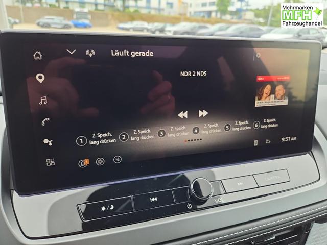 Nissan Qashqai 1.3 DIG-T MHEV 158 PS X-Tronic Tekna Voll-Leder Klimaautomatik PanoGlasdach Sitzheizung Lenkradheizung Navi Head-Up Display elektr. Heckklappe ACC PDC v+h 360&deg;Kamera DAB Bluetooth Touchscreen Apple CarPlay Android Auto 19"LM 
