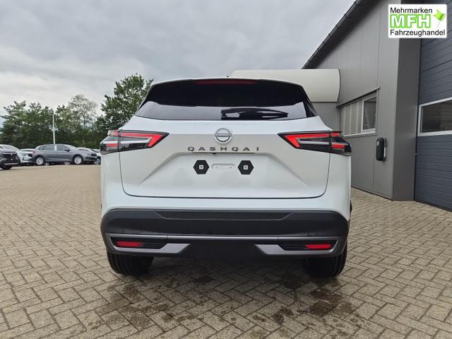 Nissan Qashqai 1.3 DIG-T MHEV 158 PS X-Tronic N-Connecta Teil-Leder PanoGlasdach Klimaautomatik Sitzheizung Lenkradheizung Navi ACC PDC v+h 360&deg;Kamera DAB Bluetooth Touchscreen Apple CarPlay Android Auto 18"LM 