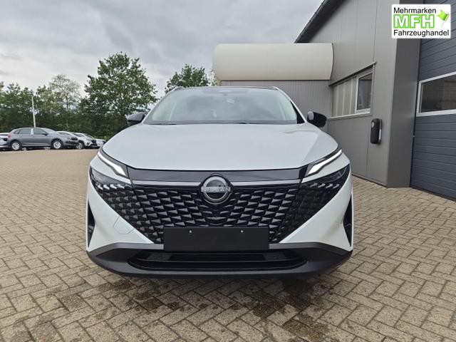 Nissan Qashqai 1.3 DIG-T MHEV 158 PS X-Tronic N-Connecta Teil-Leder PanoGlasdach Klimaautomatik Sitzheizung Lenkradheizung Navi ACC PDC v+h 360&deg;Kamera DAB Bluetooth Touchscreen Apple CarPlay Android Auto 18"LM 