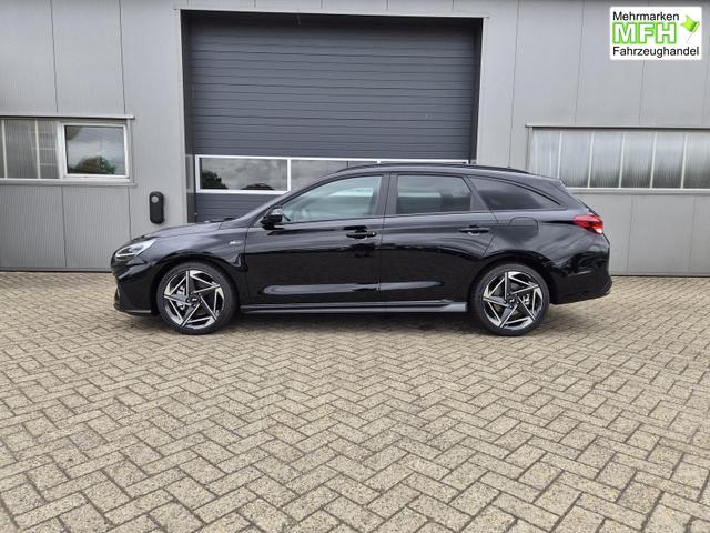 Hyundai i30 Kombi 1.6 T-GDI 150PS Automatik N-Line Sitzheizung Lenkradheizung Klimaautomatik Navi 10,3"-Touchscreen Bluelink Apple CarPlay + Android Auto PDC v+h R&uuml;ckf.Kamera 18-LM 