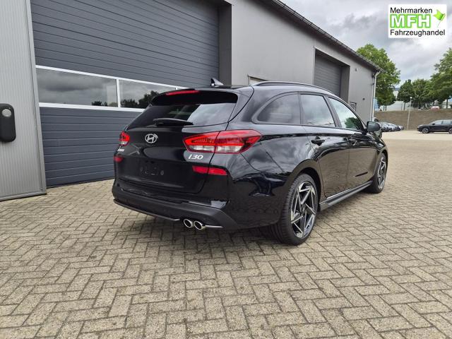 Hyundai i30 Kombi 1.6 T-GDI 150PS Automatik N-Line Sitzheizung Lenkradheizung Klimaautomatik Navi 10,3"-Touchscreen Bluelink Apple CarPlay + Android Auto PDC v+h R&uuml;ckf.Kamera 18-LM 