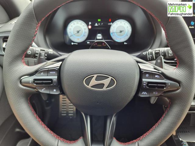 Hyundai i30 Kombi 1.6 T-GDI 150PS Automatik N-Line Sitzheizung Lenkradheizung Klimaautomatik Navi 10,3"-Touchscreen Bluelink Apple CarPlay + Android Auto PDC v+h R&uuml;ckf.Kamera 18-LM 
