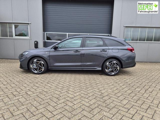 Hyundai i30 Kombi 1.6 T-GDI 150PS Automatik N-Line Sitzheizung Lenkradheizung Klimaautomatik Navi 10,3"-Touchscreen Bluelink Apple CarPlay + Android Auto PDC v+h R&uuml;ckf.Kamera 18-LM 