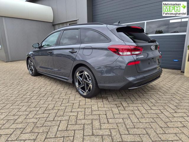Hyundai i30 Kombi 1.6 T-GDI 150PS Automatik N-Line Sitzheizung Lenkradheizung Klimaautomatik Navi 10,3"-Touchscreen Bluelink Apple CarPlay + Android Auto PDC v+h R&uuml;ckf.Kamera 18-LM 
