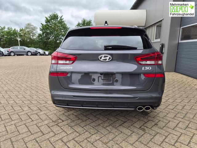 Hyundai i30 Kombi 1.6 T-GDI 150PS Automatik N-Line Sitzheizung Lenkradheizung Klimaautomatik Navi 10,3"-Touchscreen Bluelink Apple CarPlay + Android Auto PDC v+h R&uuml;ckf.Kamera 18-LM 