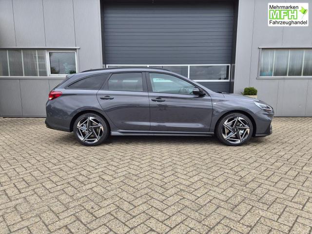 Hyundai i30 Kombi 1.6 T-GDI 150PS Automatik N-Line Sitzheizung Lenkradheizung Klimaautomatik Navi 10,3"-Touchscreen Bluelink Apple CarPlay + Android Auto PDC v+h R&uuml;ckf.Kamera 18-LM 